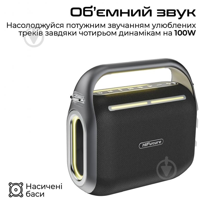 Акустична система HiFuture Musicbox200 black (musicbox200.black) - фото 2