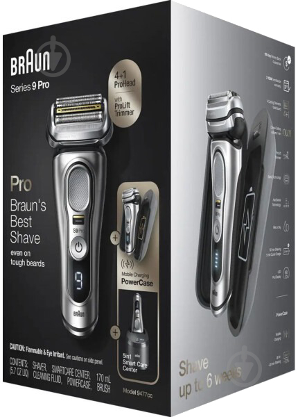 Бритва Braun Series 9 Pro Series 9 Pro 9475cc Wet&Dry - фото 4