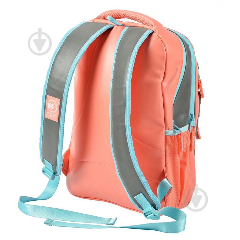 Рюкзак YES Style T-32 Citypack Ultra Coral/Grey (558413) - фото 3