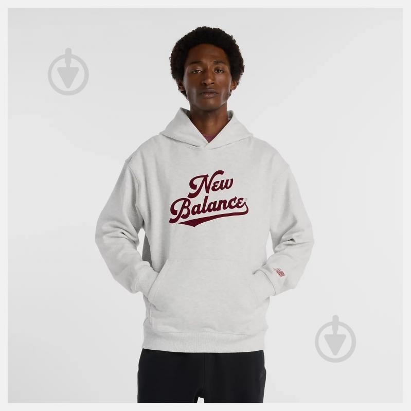 Худі New Balance MT53902AHH р.L сірий - фото 1 Худі New Balance MT53902AHH р.L сірий - фото 1