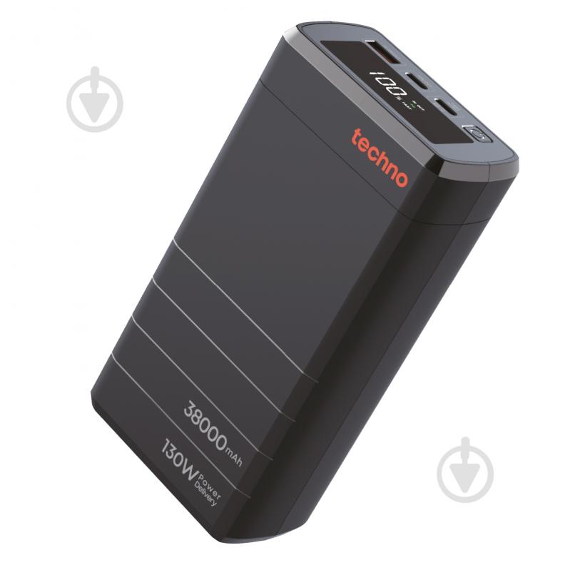 Повербанк Techno PDC130 38000 mAh black (PDC130) - фото 1
