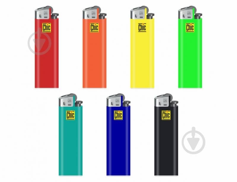 Зажигалка Chic CH-8019 "Цветная" - фото 2