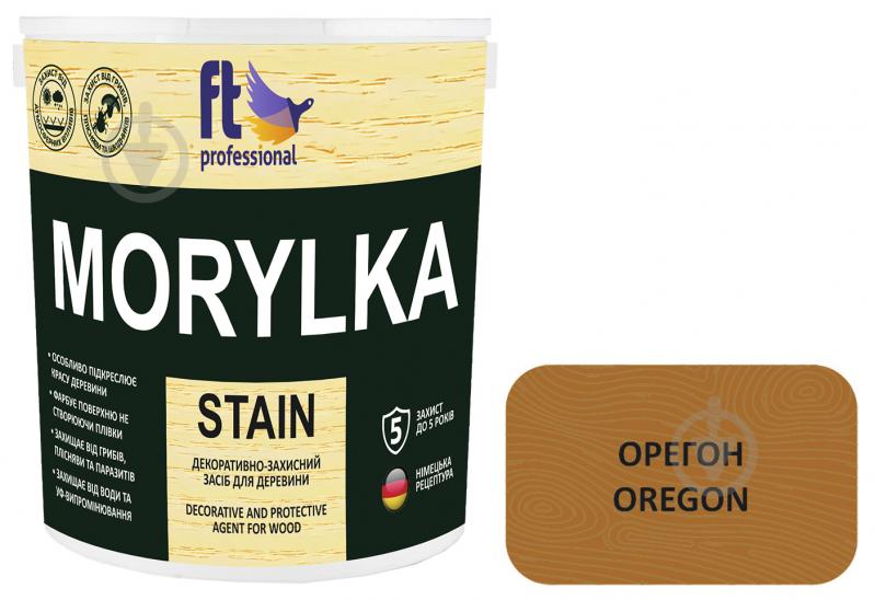 Захисний засіб FT Professional MORYLKA STAIN орегон мат 2,3 л - фото 1