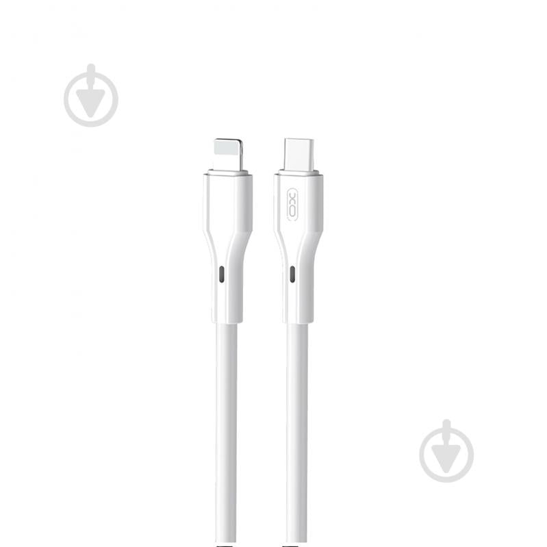 Кабель Xo NBQ231A-Ci USB-C to Lightning 27W Power Delivery 1 м white (NB-Q231A-CI.white) - фото 1