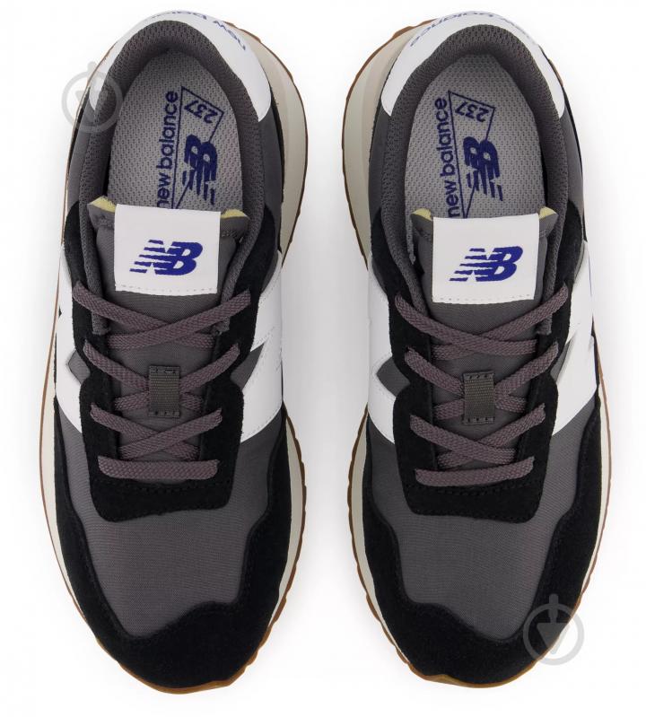 Кросівки демісезонні New Balance GS237PF р.21,5 чорні - фото 3