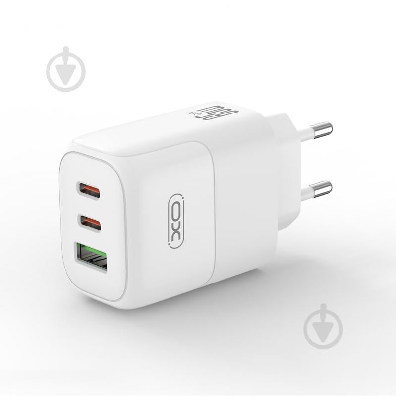 Мережевий зарядний пристрій Xo L139 PD65W, QC18W USB-A, 2хUSB-C - фото 3