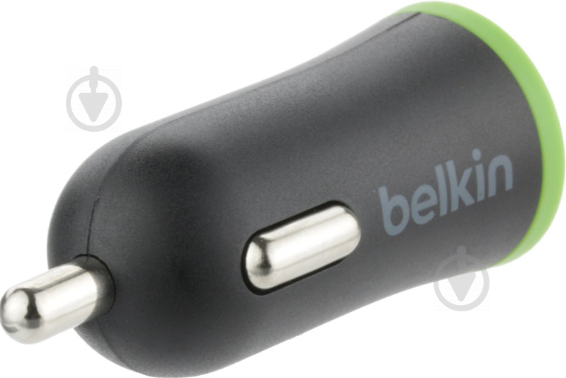 Зарядний пристрій у машину Belkin Boost Up Car Charger 12W 2.4 Amp, Black (F8J054btBLK) - фото 1