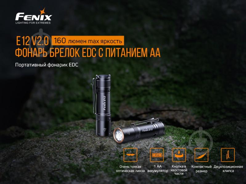 Фонарик Fenix ручной E12 V2.0 - фото 4