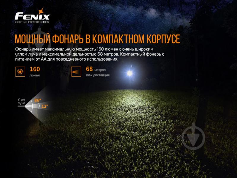 Фонарик Fenix ручной E12 V2.0 - фото 5