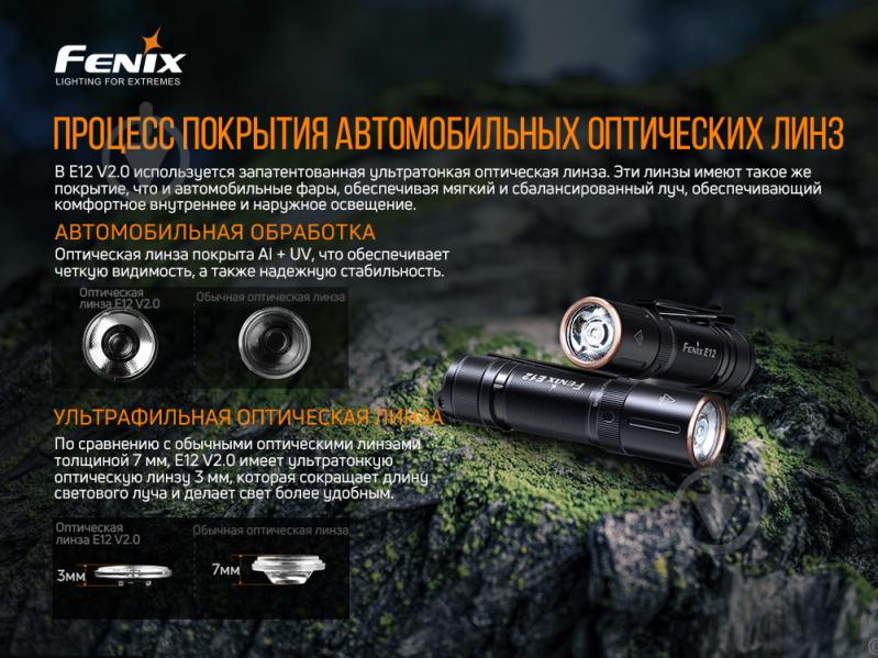 Фонарик Fenix ручной E12 V2.0 - фото 7