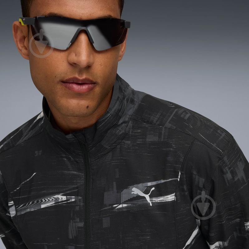 Ветровка мужская Puma M RUN VELOCITY AOP JACKET 52785001 р.M черная - фото 3 Ветровка мужская Puma M RUN VELOCITY AOP JACKET 52785001 р.M черная - фото 3