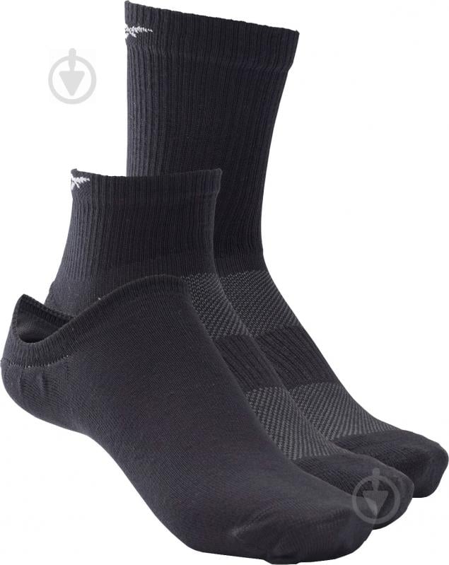 Носки Reebok Te All Purpose Sock GH0404 р.M черный 3 шт. - фото 1