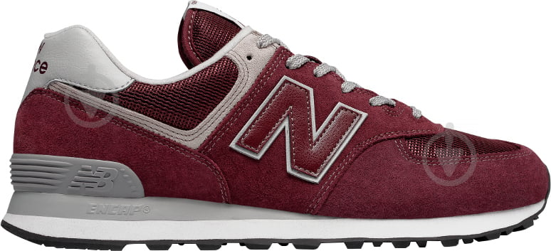 Кроссовки мужские демисезонные New Balance ML574EGB р.45 бордовые - фото 1