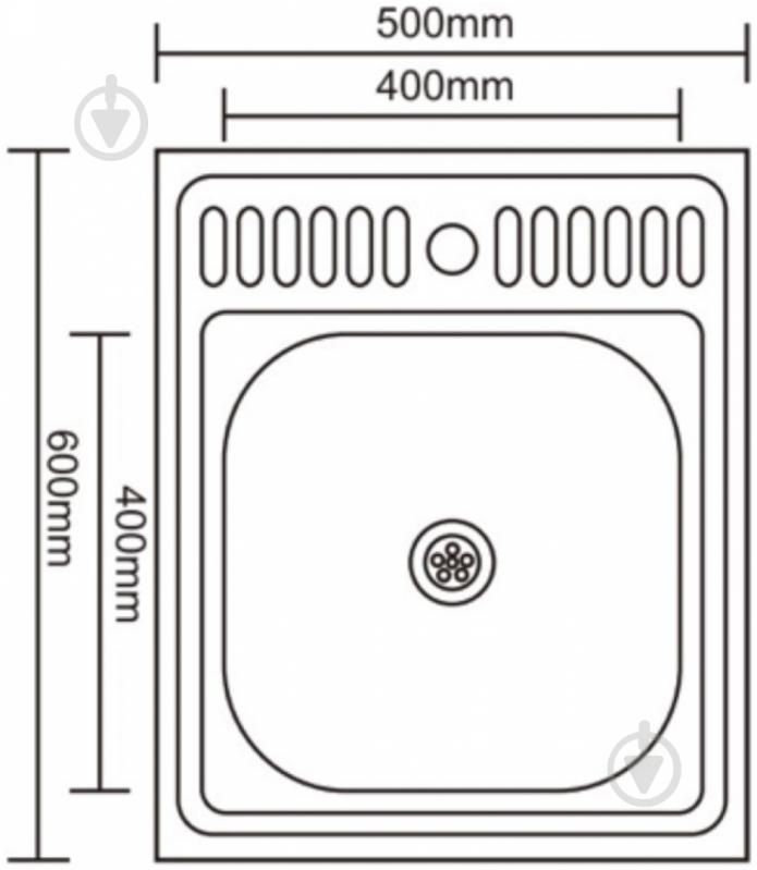 Мойка для кухни Mixxen MX6050ST - фото 3