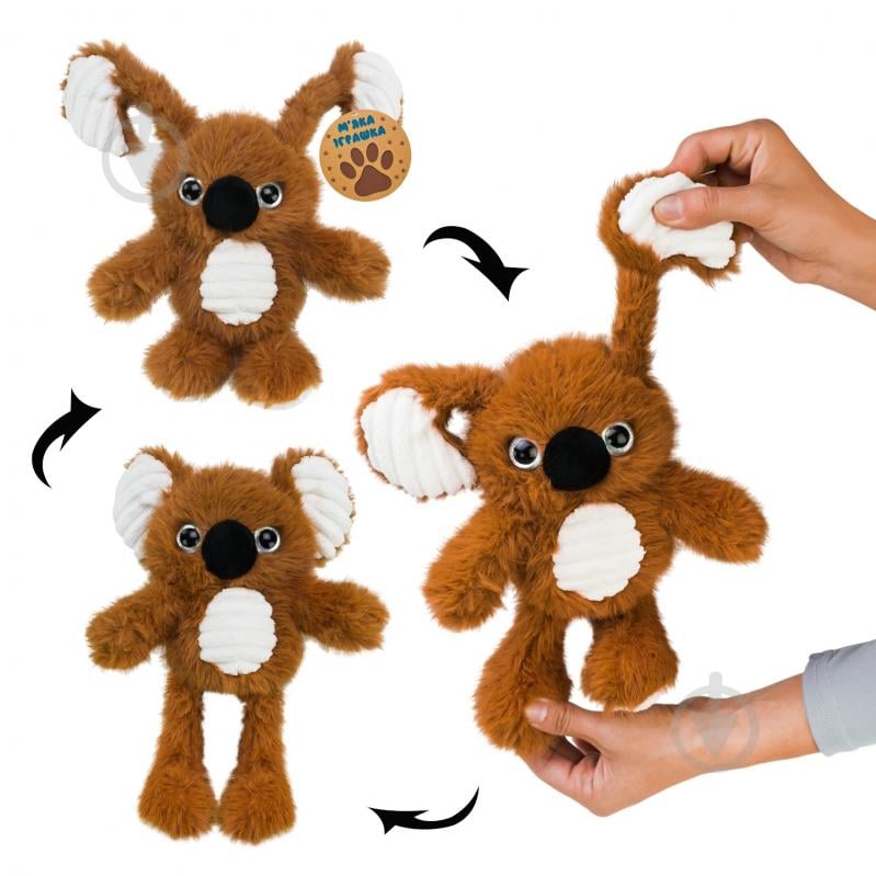 М'яка іграшка Shantou Коала 30 см коричневий MJ2408 - фото 1