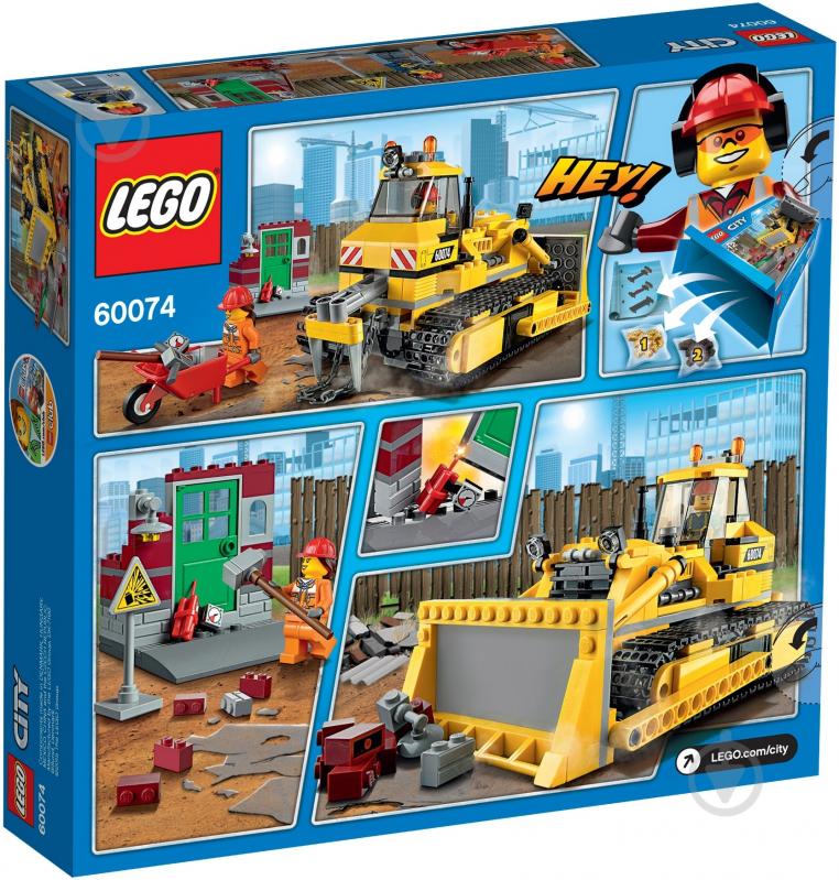 Конструктор LEGO City Бульдозер - фото 5 Конструктор LEGO City Бульдозер - фото 5
