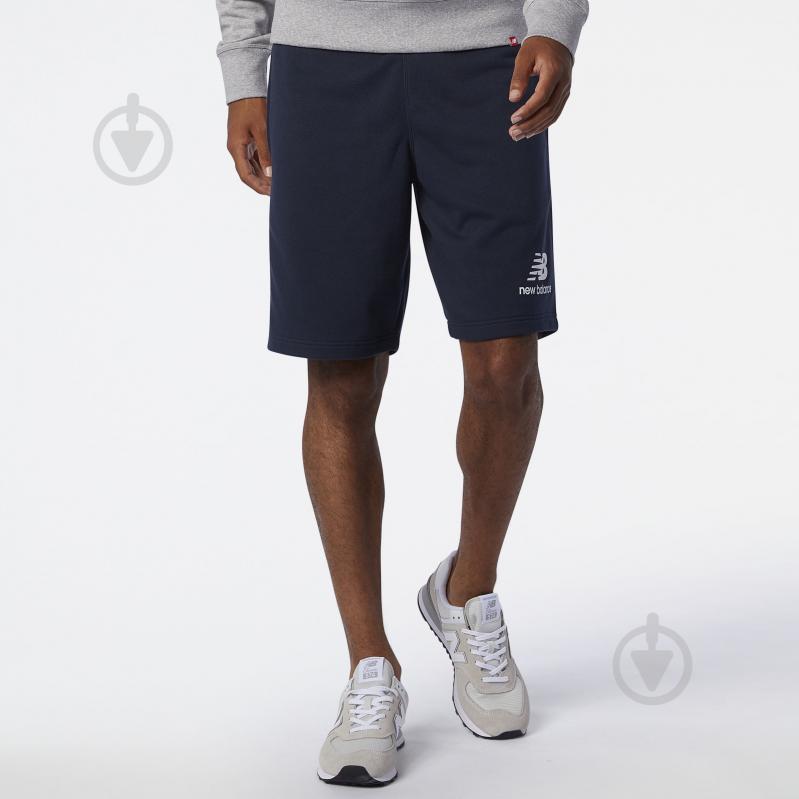 Шорты New Balance MS03558ECL р. M синий - фото 1 Шорты New Balance MS03558ECL р. M синий - фото 1