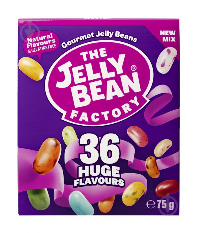 Драже жевательные Jelly Bean Бобы 36 вкусов 75 г - фото 1