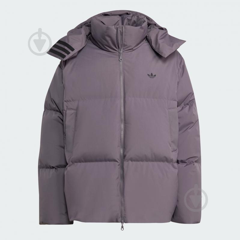 Пуховик чоловічий зимовий Adidas Duckdown Puffer JX4081 р.S бордовий - фото 1