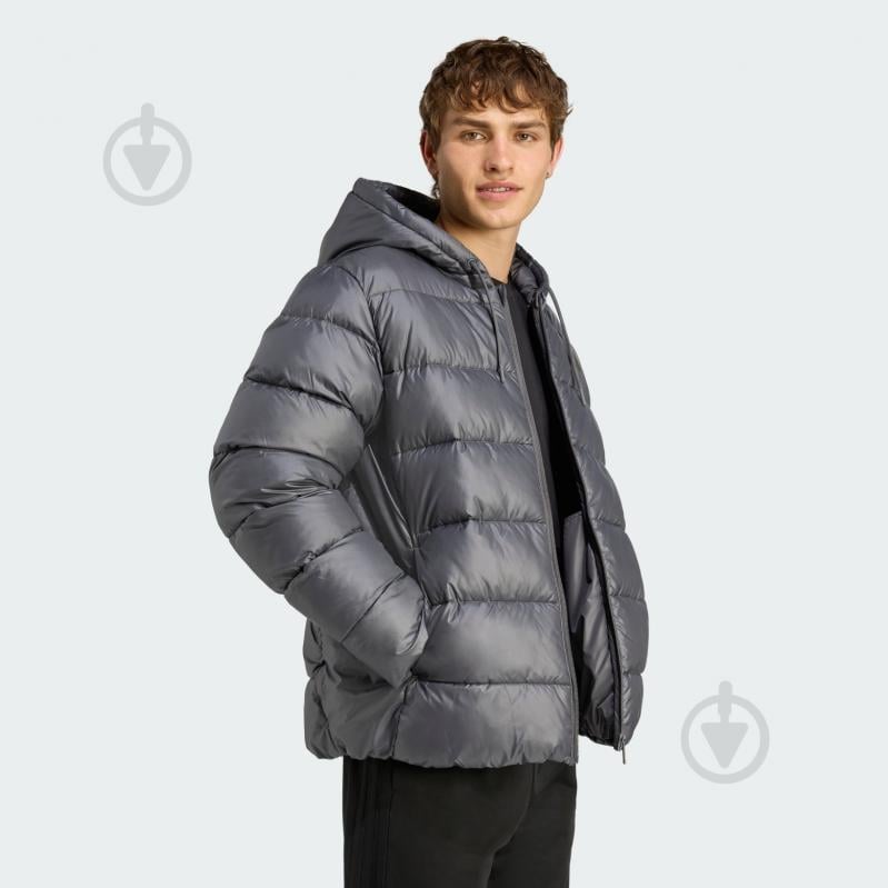 Пуховик мужской зимний Adidas ESS SD PUF HD J JM8399 р.S серый - фото 3