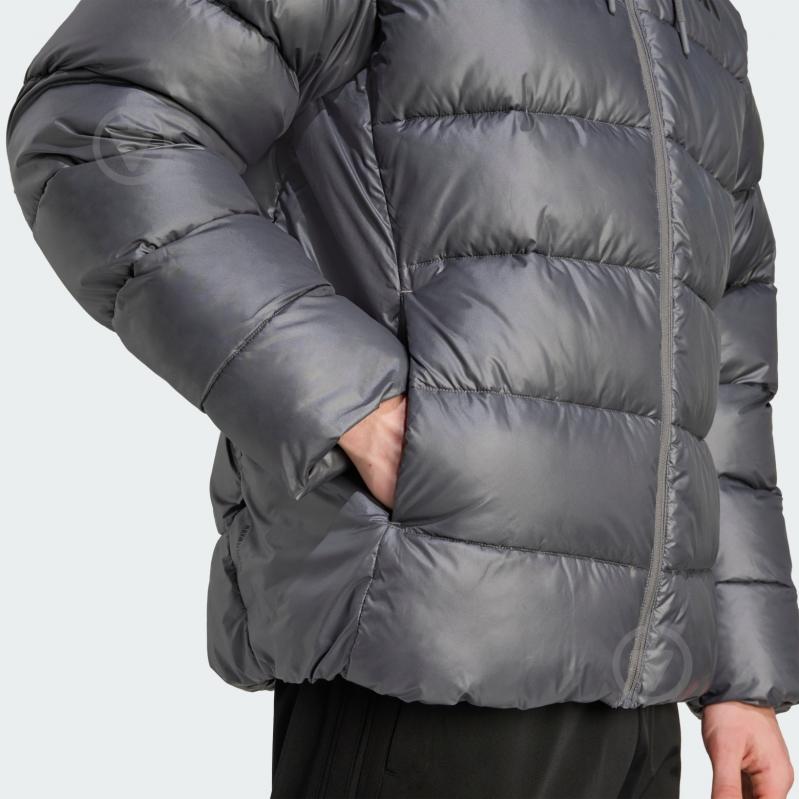 Пуховик мужской зимний Adidas ESS SD PUF HD J JM8399 р.S серый - фото 5