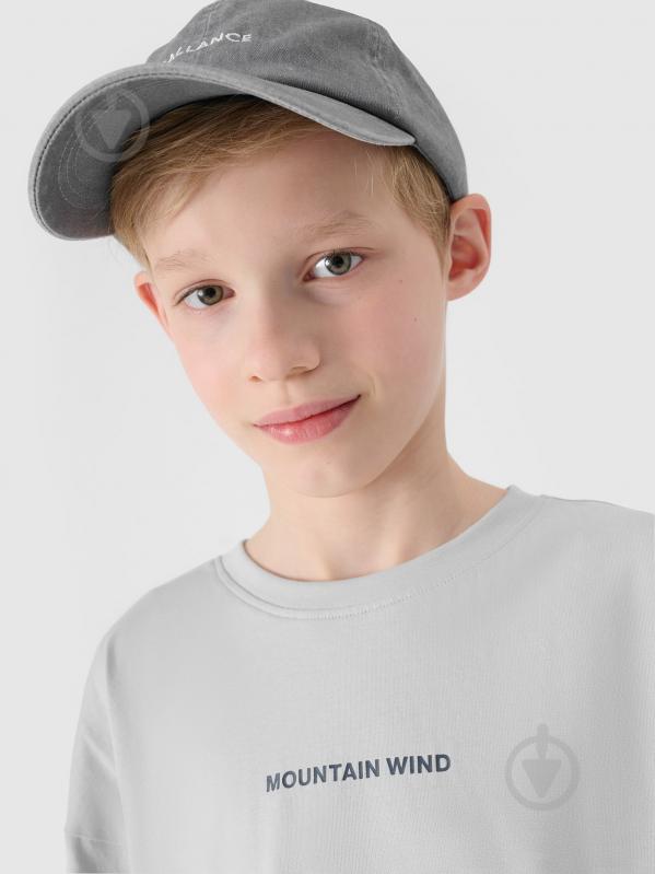 Футболка 4F TSHIRT M1879 р.140 серый - фото 4