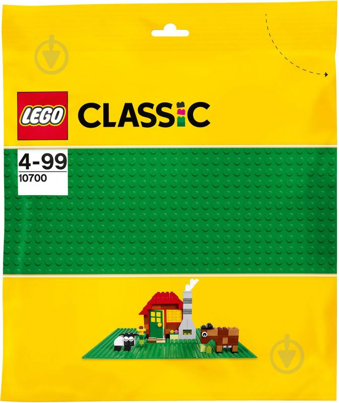 Конструктор LEGO Classic Базова пластина зеленого кольору 10700 - фото 1