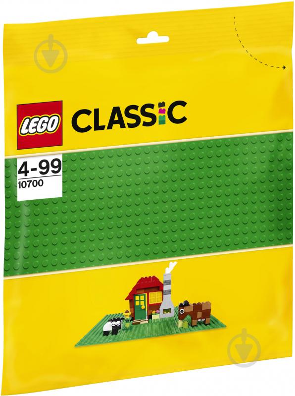 Конструктор LEGO Classic Базова пластина зеленого кольору 10700 - фото 3