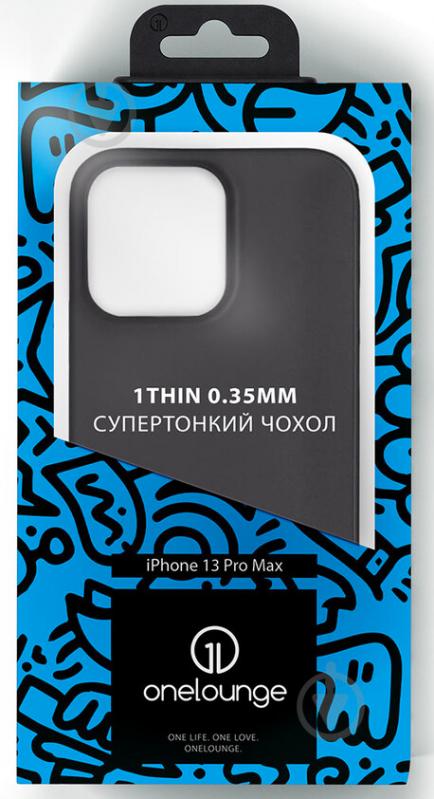 Чохол OneLounge 1Thin 0.35mm Black для Apple iPhone 13 Pro Max (14229) - фото 12