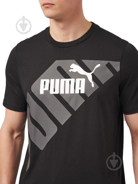 Футболка Puma POWER GRAPHIC TEE 67896001 р.3XL черный - фото 3