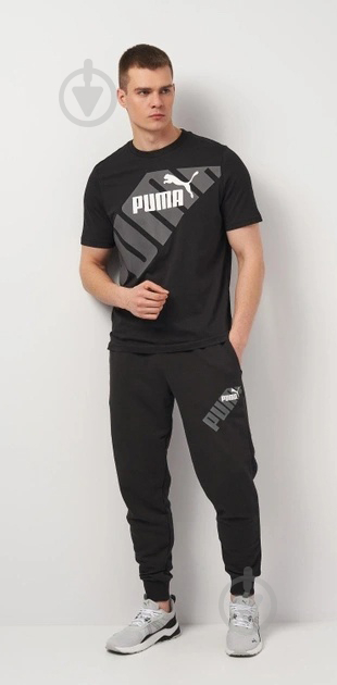 Футболка Puma POWER GRAPHIC TEE 67896001 р.3XL черный - фото 4