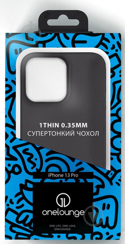 Чохол OneLounge 1Thin 0.35mm Black для Apple iPhone 13 Pro (14228) - фото 7