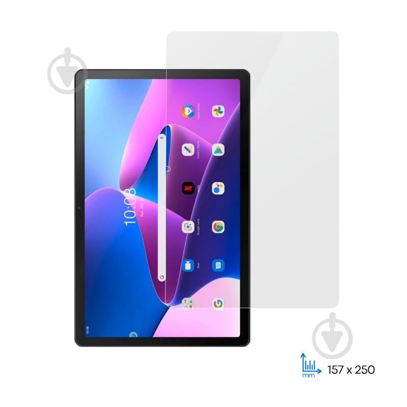 Защитное стекло 2E для Lenovo Tab M10 Plus (3rd Gen), 2.5D, Clear (2E-LN-TM10PL-LT2.5D-CL) - фото 2