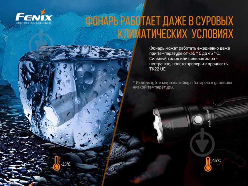 Фонарик Fenix ручной тактический TK22UE - фото 11