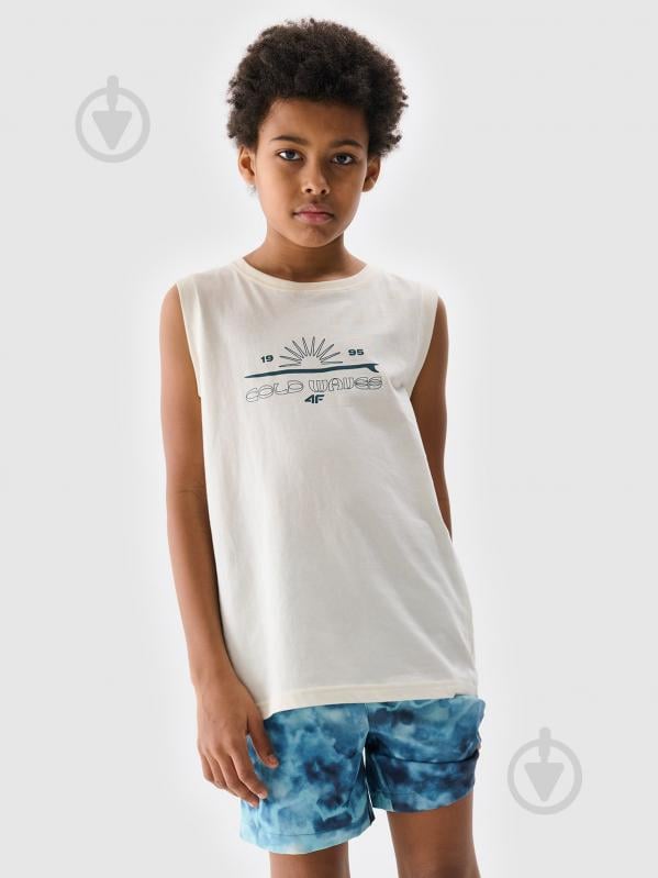 Майка 4F SLEEVELESS M163 бежевий - фото 1