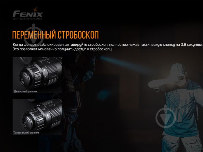 Ліхтарик Fenix ручний тактичний TK11 TAC - фото 9