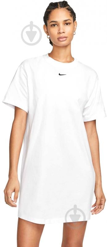 Платье Nike NS ESSNTL SS DRESS TSHRT DV7882-100 р.L белый - фото 1