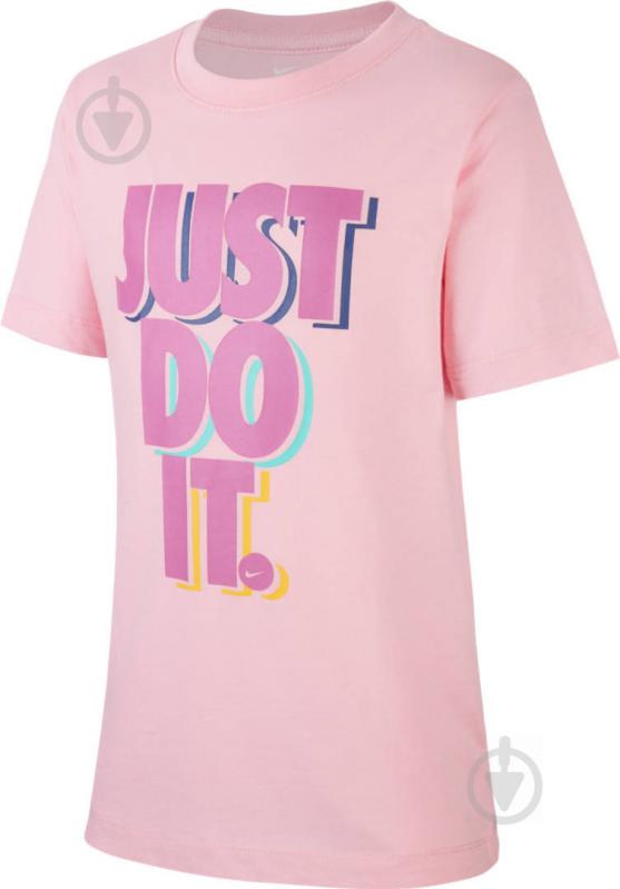 Футболка Nike U NSW TEE JDI STACK CU4569-654 р.L рожевий - фото 1