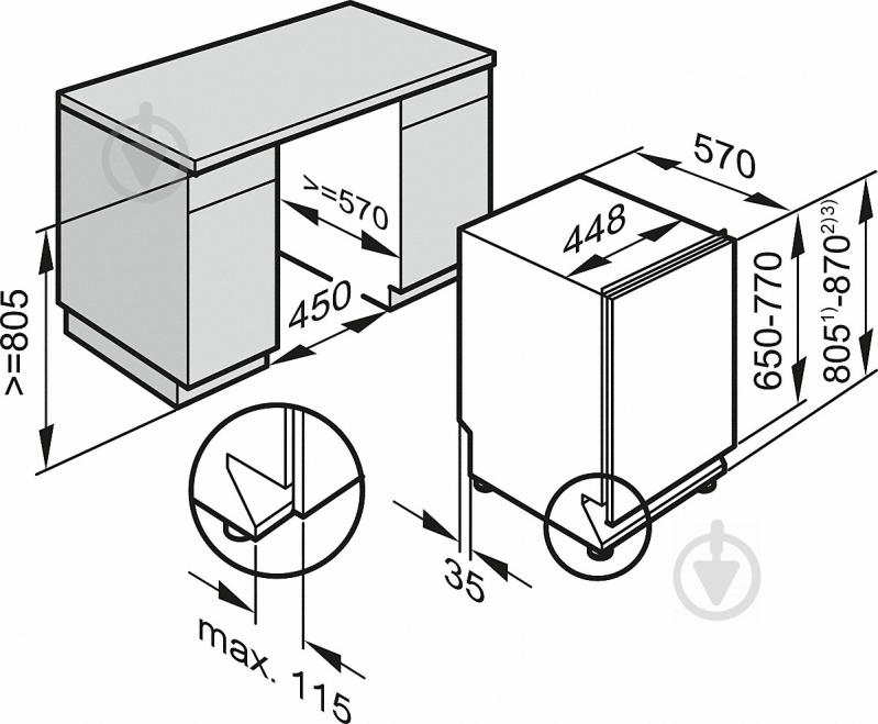 Вбудовувана посудомийна машина Miele G 4680 SCVi - фото 3