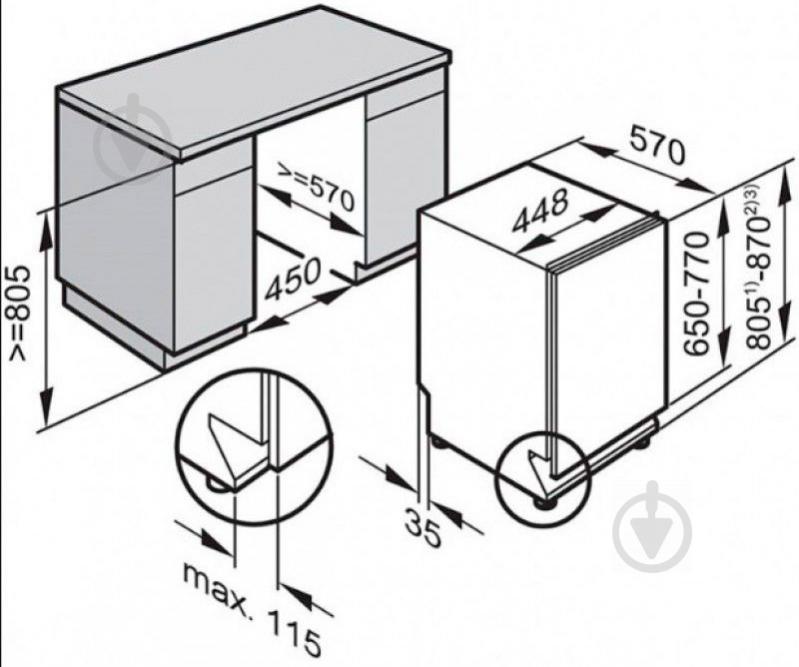 Вбудовувана посудомийна машина Miele G 4782 SCVi 21478262UA - фото 3