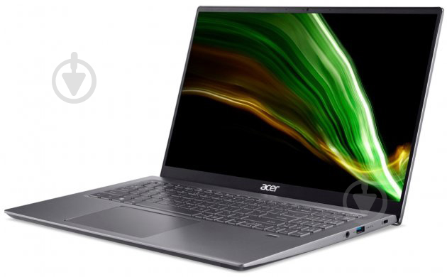 Ноутбук Acer Swift X SFX16-51G-74HD 16,1" (NX.AYKEU.002) steel gray - фото 3