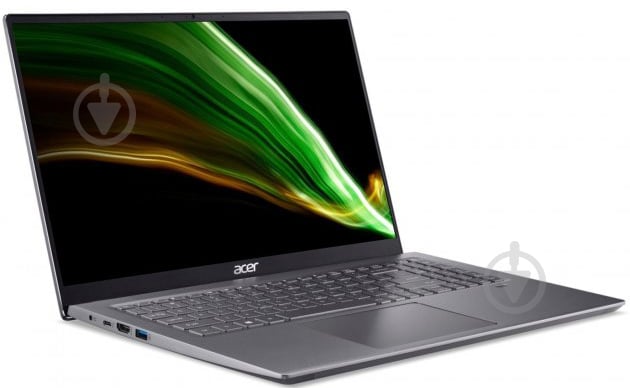 Ноутбук Acer Swift X SFX16-51G-74HD 16,1" (NX.AYKEU.002) steel gray - фото 2