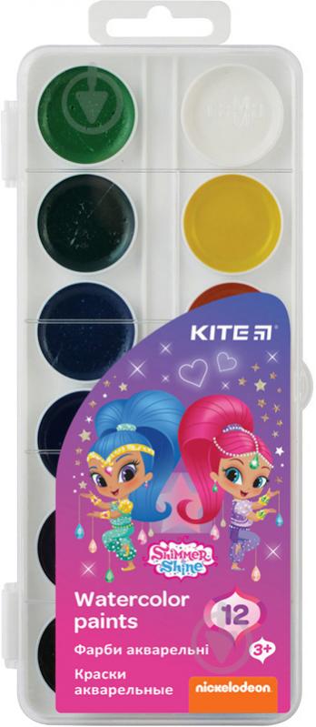 Краски акварельные Shimmer&Shine 12 цветов SH20-061 KITE - фото 1