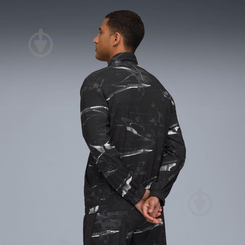 Ветровка мужская Puma M RUN VELOCITY AOP JACKET 52785001 р.XL черная - фото 2 Ветровка мужская Puma M RUN VELOCITY AOP JACKET 52785001 р.XL черная - фото 2