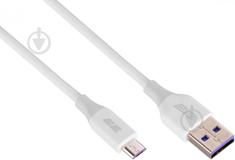 Кабель 2E USB — microUSB Glow 1 м белый (2E-CCAM-WH) - фото 2 Кабель 2E USB — microUSB Glow 1 м белый (2E-CCAM-WH) - фото 2