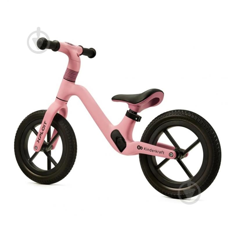 Беговел Kinderkraft Xploit Bubblegum Pink светло-розовый KRXPLO00PNK0000 - фото 3