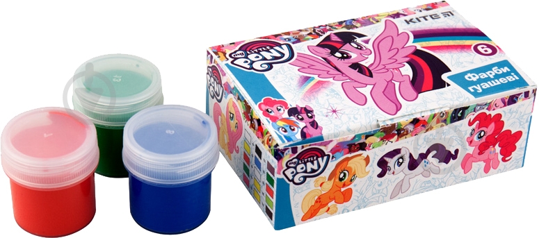 Гуашь Little Pony 6 цветов LP19-062 KITE - фото 2