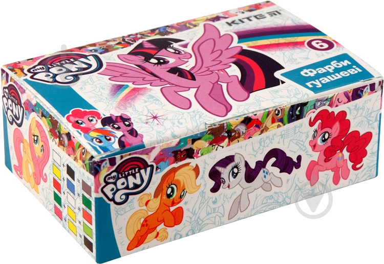 Гуашь Little Pony 6 цветов LP19-062 KITE - фото 1