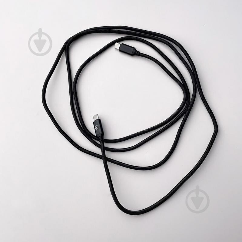 Кабель OneLounge 1Power USB-C to USB-C 100W 2 м black (14124) - фото 5