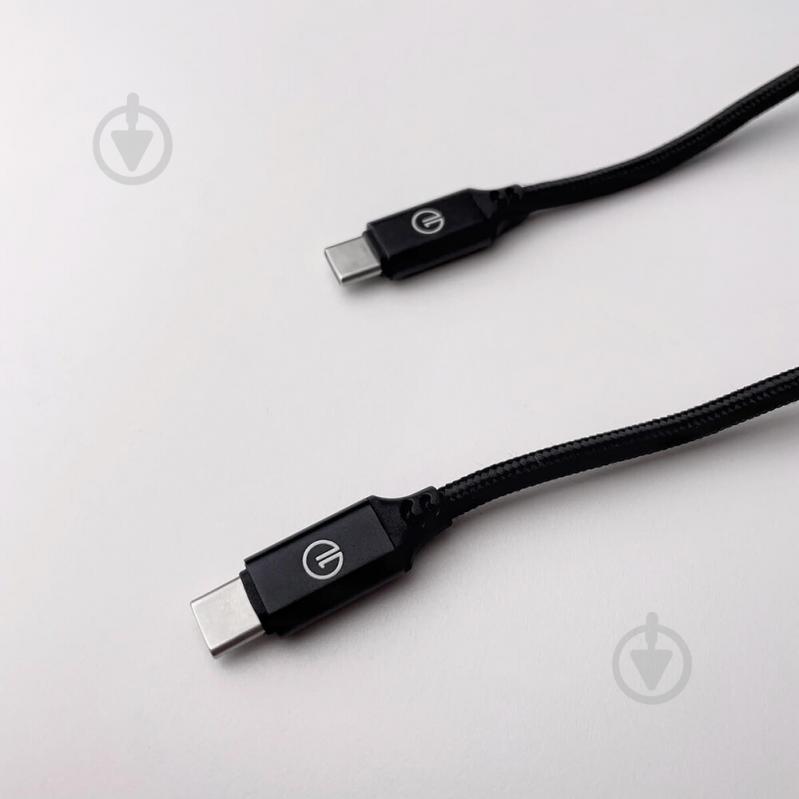 Кабель OneLounge 1Power USB-C to USB-C 100W 2 м black (14124) - фото 4